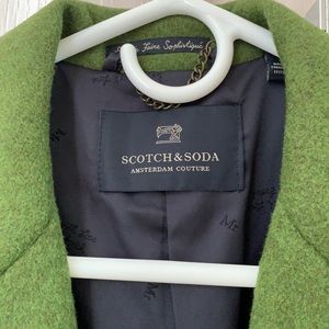 Men’s green XL scotch and soda coat.